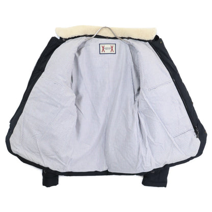 MONCLER モンクレール GAMME BLUE ガムブルー 69242 ボアカラー付 ダウンジャケット ジャケット