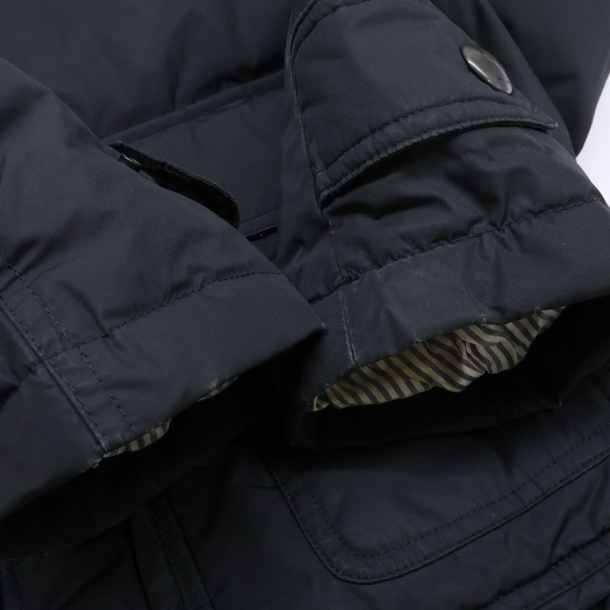 MONCLER モンクレール GAMME BLUE ガムブルー 69242 ボアカラー付 ダウンジャケット ジャケット