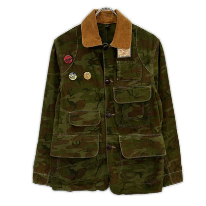 POLO RALPH LAUREN ポロ ラルフローレン 90's JR-RL-KM3156 カモフラ 襟コーデュロイ ハンティングジャケット ジャケット