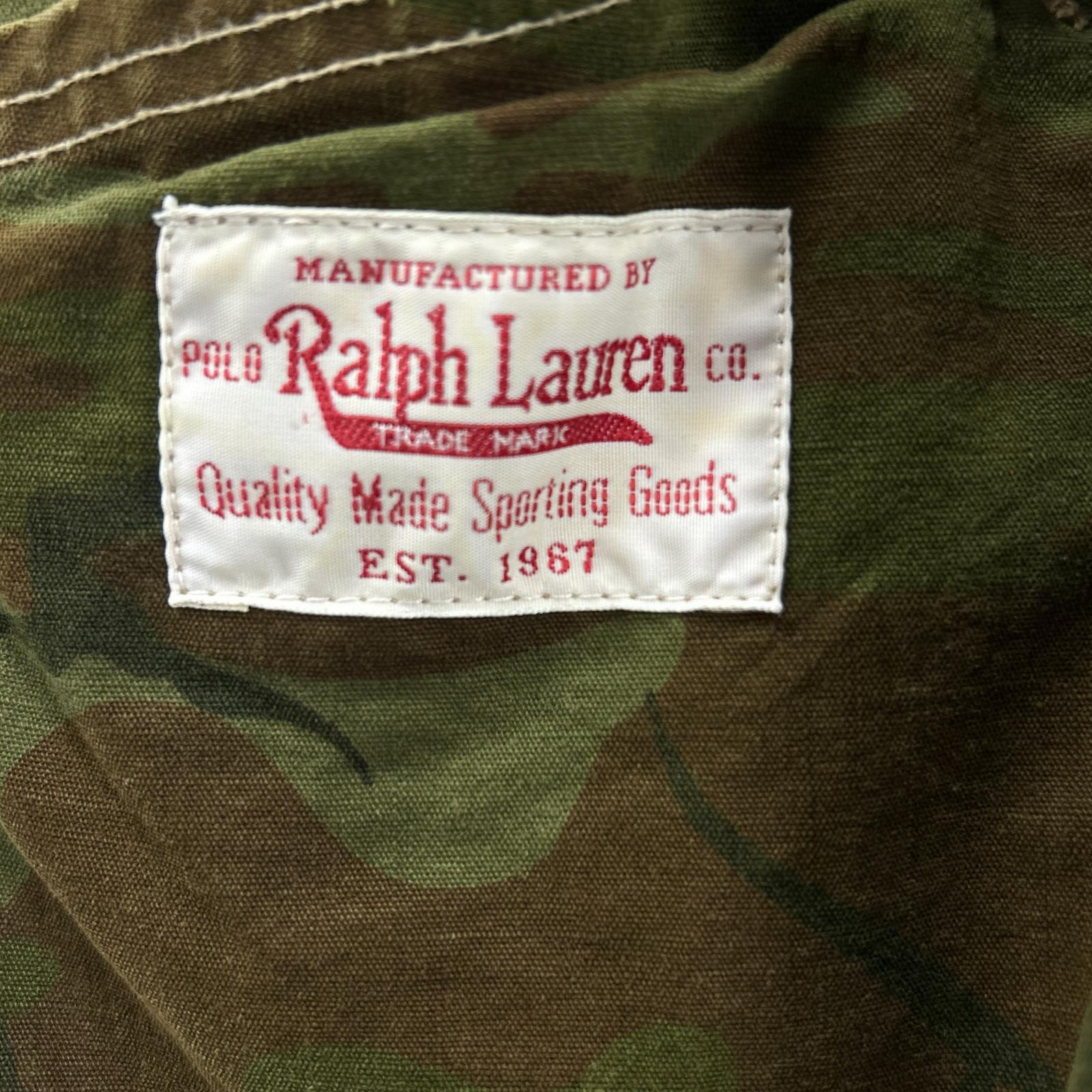 POLO RALPH LAUREN ポロ ラルフローレン 90's JR-RL-KM3156 カモフラ 襟コーデュロイ ハンティングジャケット ジャケット