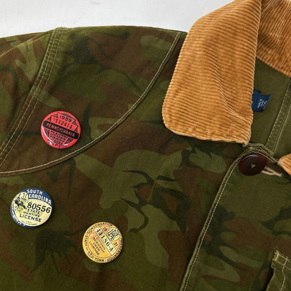 POLO RALPH LAUREN ポロ ラルフローレン 90's JR-RL-KM3156 カモフラ 襟コーデュロイ ハンティングジャケット ジャケット