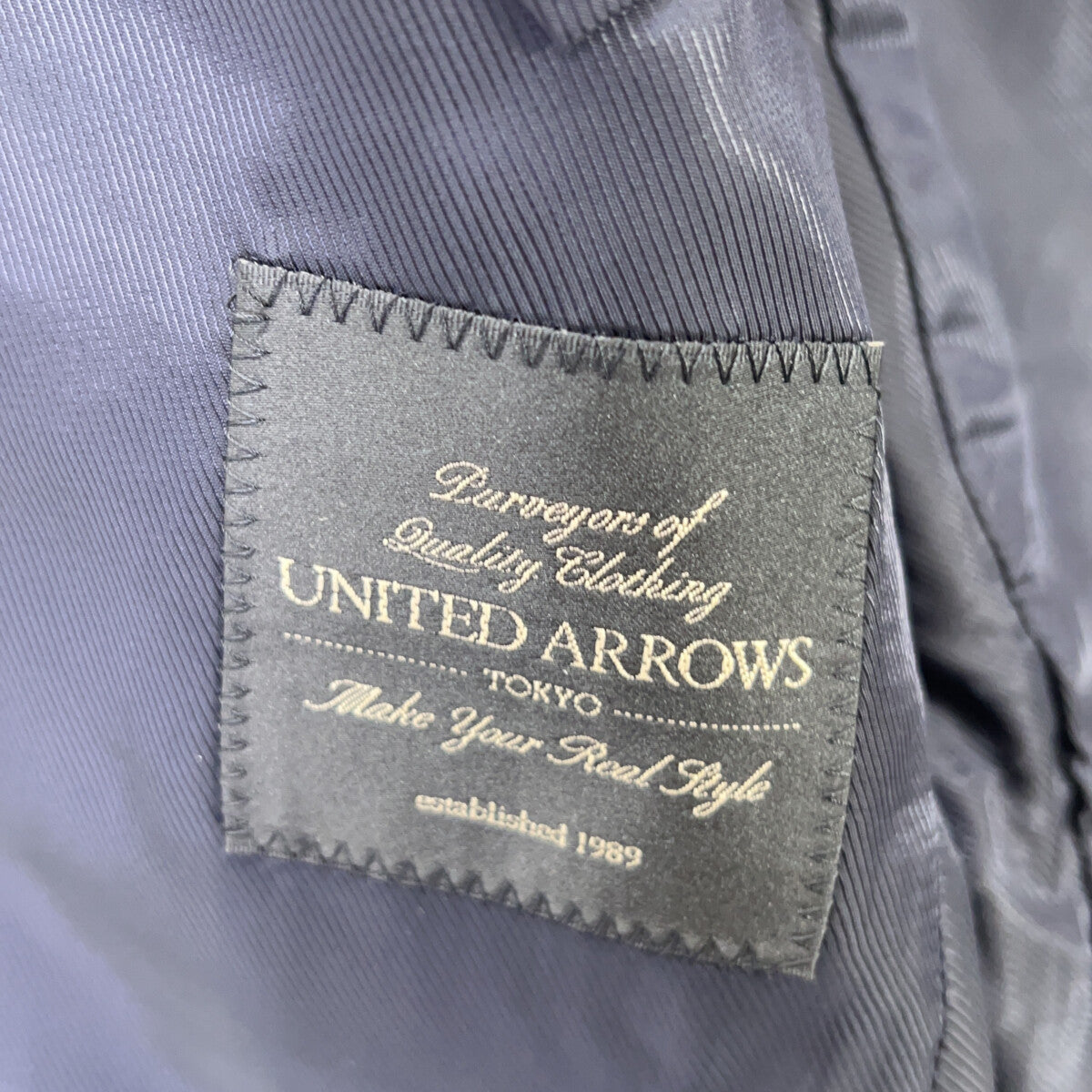 UNITED ARROWS ユナイテッドアローズ ﾌﾞﾗｯｸ ｳｰﾙ ﾁｪｽﾀｰｺｰﾄ コート