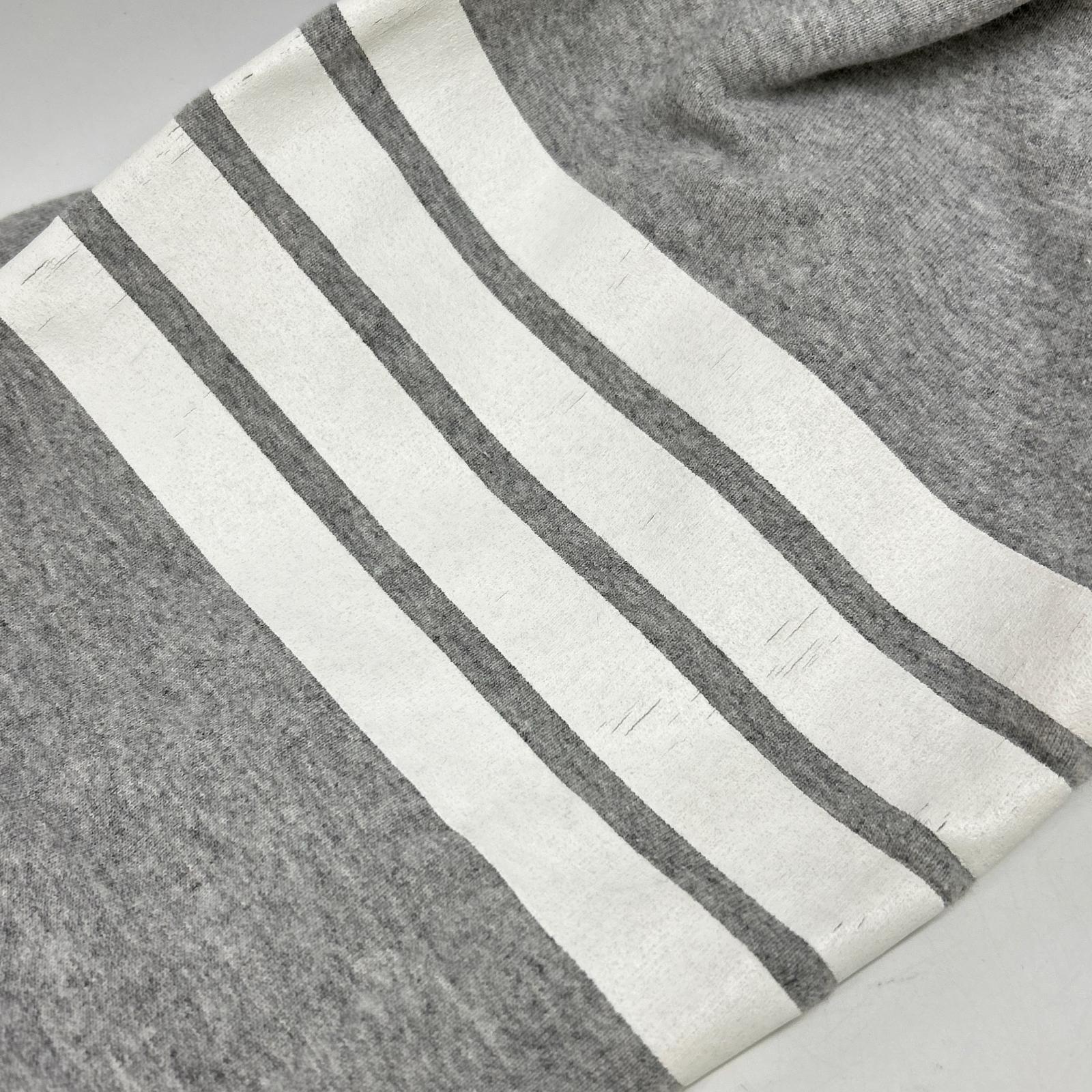 THOM BROWNE トムブラウン 4-BAR グレー ジップパーカ トップス