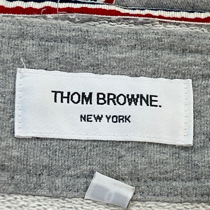 THOM BROWNE トムブラウン 4-BAR グレー ジップパーカ トップス