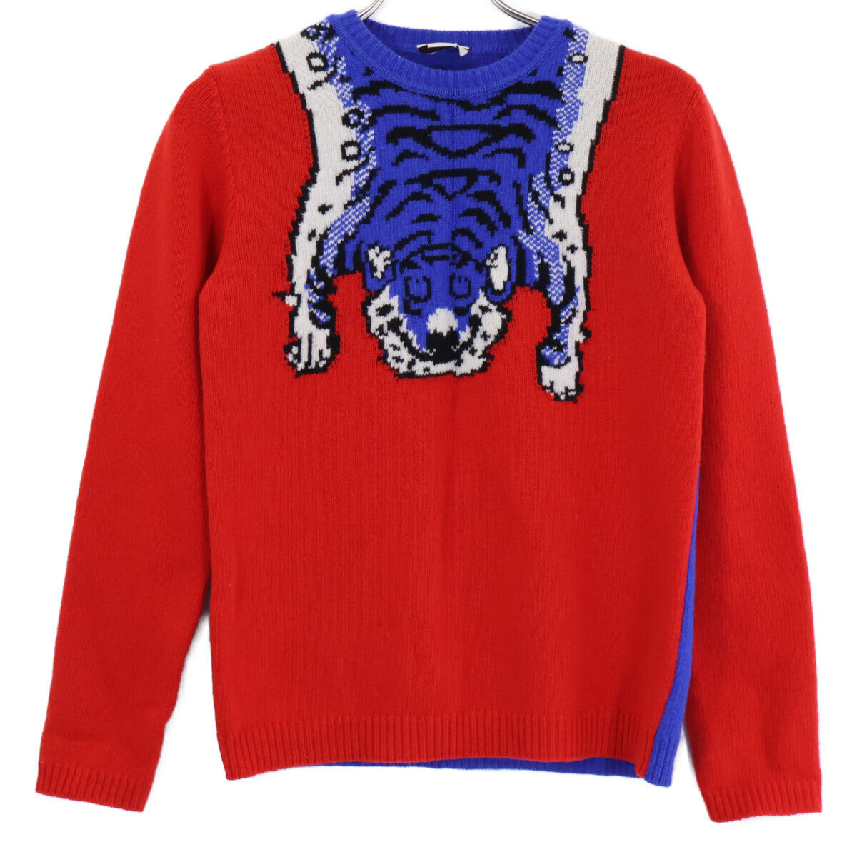 GUCCI Tiger Motif Crew Neck Knit Sweater Top [Domestic Authenticity Verified] 436071