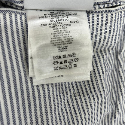 MONCLER 盟可睐 GAMME BLUE 线 GAMME BLUE 123914132080 袖部拼接 部分麂皮 连帽羽绒夹克 夹克