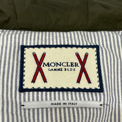MONCLER モンクレール GAMME BLUE ガムブルー 123914132080 アーム切替 一部スエード フーディダウンジャケット ジャケット