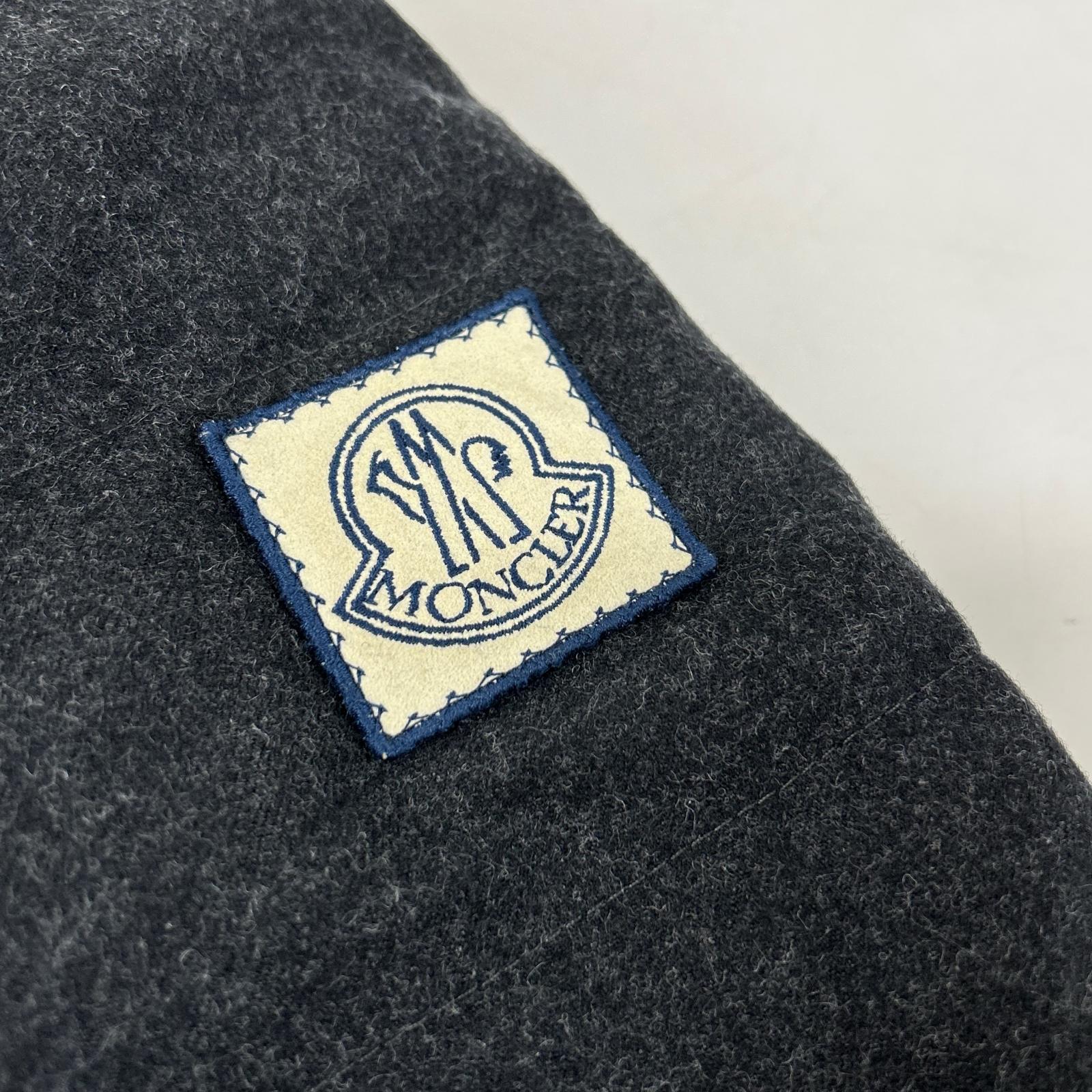 MONCLER 盟可睐 GAMME BLUE 线 GAMME BLUE 123914132080 袖部拼接 部分麂皮 连帽羽绒夹克 夹克