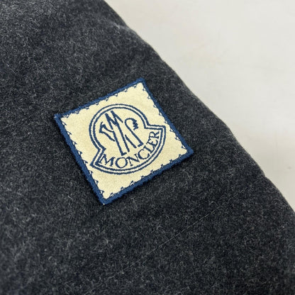 MONCLER 盟可睐 GAMME BLUE 线 GAMME BLUE 123914132080 袖部拼接 部分麂皮 连帽羽绒夹克 夹克