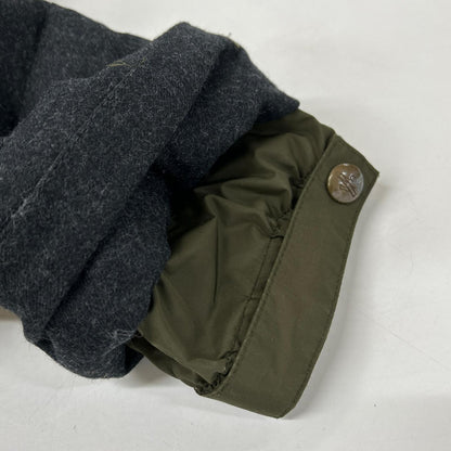 MONCLER モンクレール GAMME BLUE ガムブルー 123914132080 アーム切替 一部スエード フーディダウンジャケット ジャケット