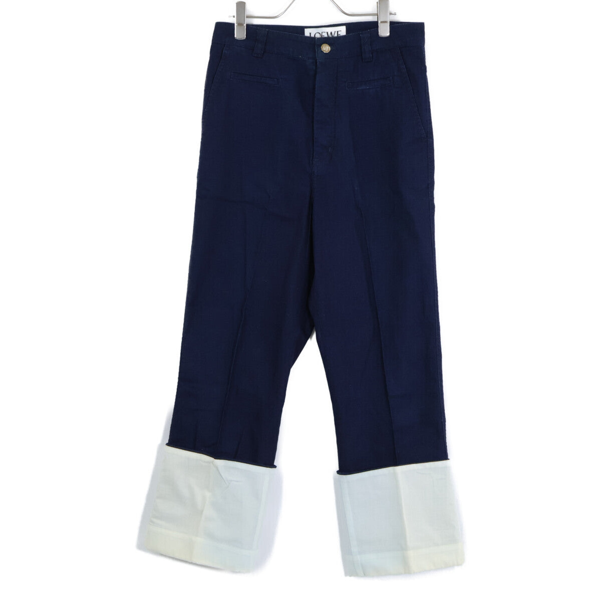 LOEWE Loewe [Domestic Authentic] H2152113BO Fisherman Roll-Up Design Pants Bottoms