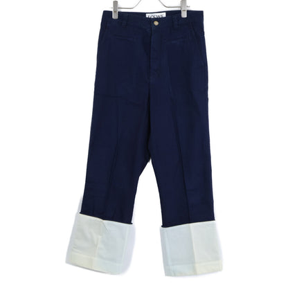 LOEWE Loewe [Domestic Authentic] H2152113BO Fisherman Roll-Up Design Pants Bottoms