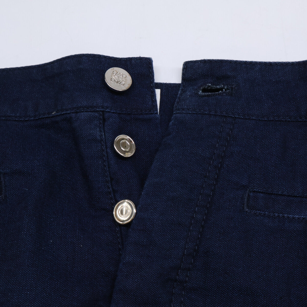 LOEWE Loewe [Domestic Authentic] H2152113BO Fisherman Roll-Up Design Pants Bottoms