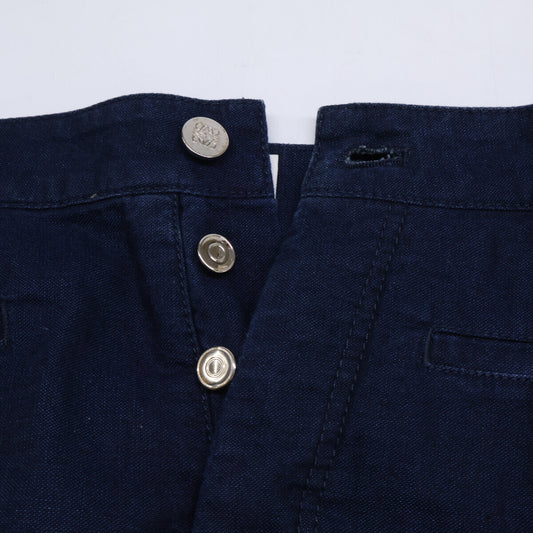 LOEWE Loewe [Domestic Authentic] H2152113BO Fisherman Roll-Up Design Pants Bottoms
