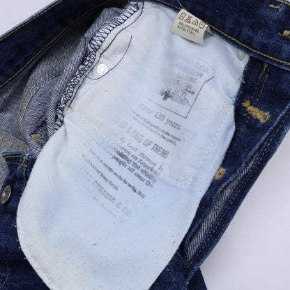 LEVI'S リーバイス L503BXX ビッグE 135周年 紙パッチ 裏ボタン刻印J22 赤耳 ボタンフライ デニムパンツ ボトムス
