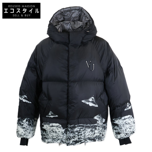UNDERCOVER x VALENTINO [Excellent] 19AW UCX4205-2 UFO Print Hooded Down Jacket 3 Men's