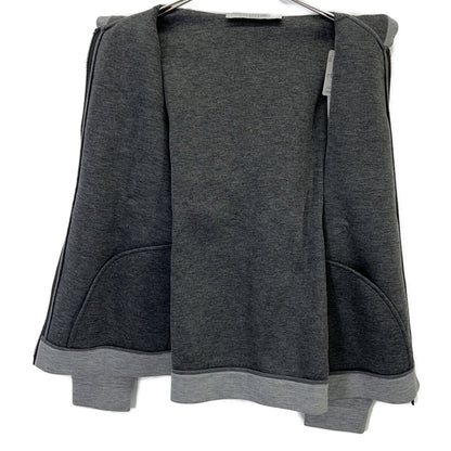 VALENTINO HVANC337-VN2139V Gray Camouflage Zip-Up Hoodie - Top