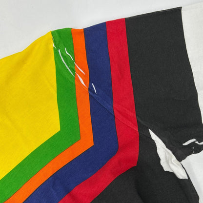 PRADA プラダ マルチカラー コットン ボーダー Tシャツ トップス