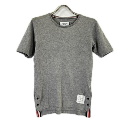 THOM BROWNE トムブラウン MJS001AW747 グレー クルーネック Tシャツ トップス