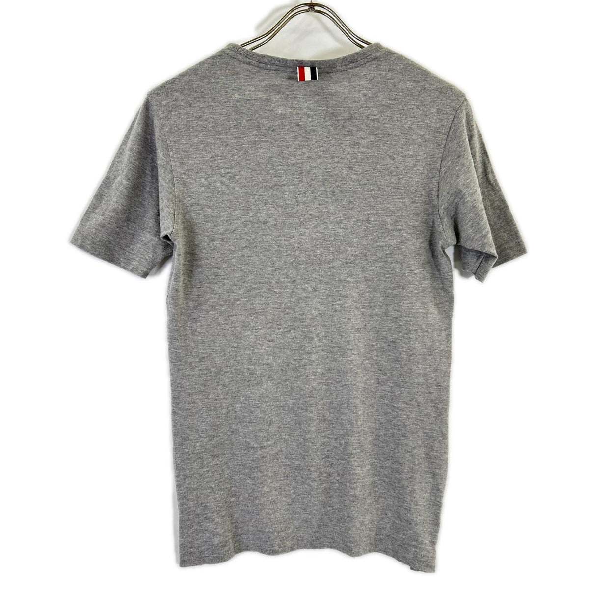 THOM BROWNE トムブラウン MJS001AW747 グレー クルーネック Tシャツ トップス