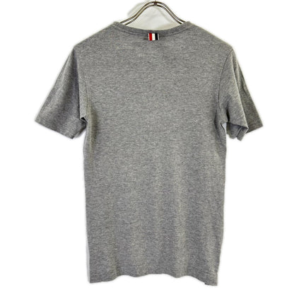 THOM BROWNE トムブラウン MJS001AW747 グレー クルーネック Tシャツ トップス
