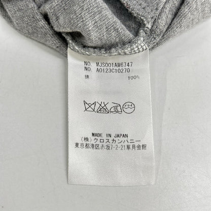 THOM BROWNE トムブラウン MJS001AW747 グレー クルーネック Tシャツ トップス