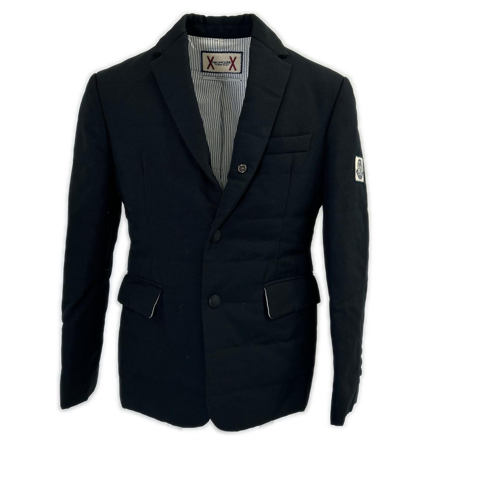 MONCLER GAMME BLEU Cotton Nylon Down Tailored Jacket