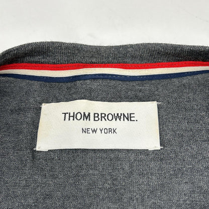 THOM BROWNE Thom Browne MJS020AK7604 Gray 4BAR Wool Sweater Top