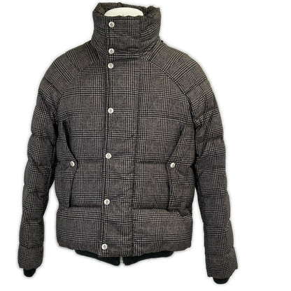MONCLER 盟可睐 GAMME BLEU 伽姆布鲁 格纹印花羽绒夹克 夹克