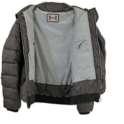 MONCLER 盟可睐 GAMME BLEU 伽姆布鲁 格纹印花羽绒夹克 夹克