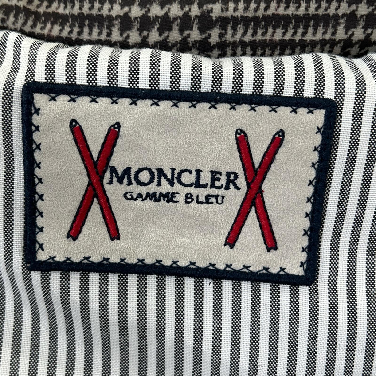 MONCLER 盟可睐 GAMME BLEU 伽姆布鲁 格纹印花羽绒夹克 夹克