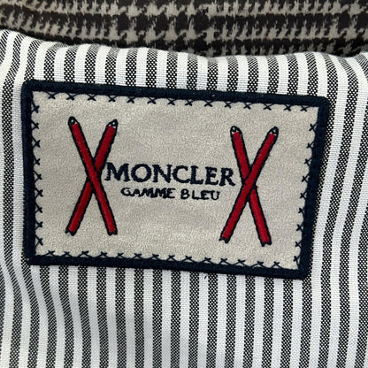 MONCLER 盟可睐 GAMME BLEU 伽姆布鲁 格纹印花羽绒夹克 夹克