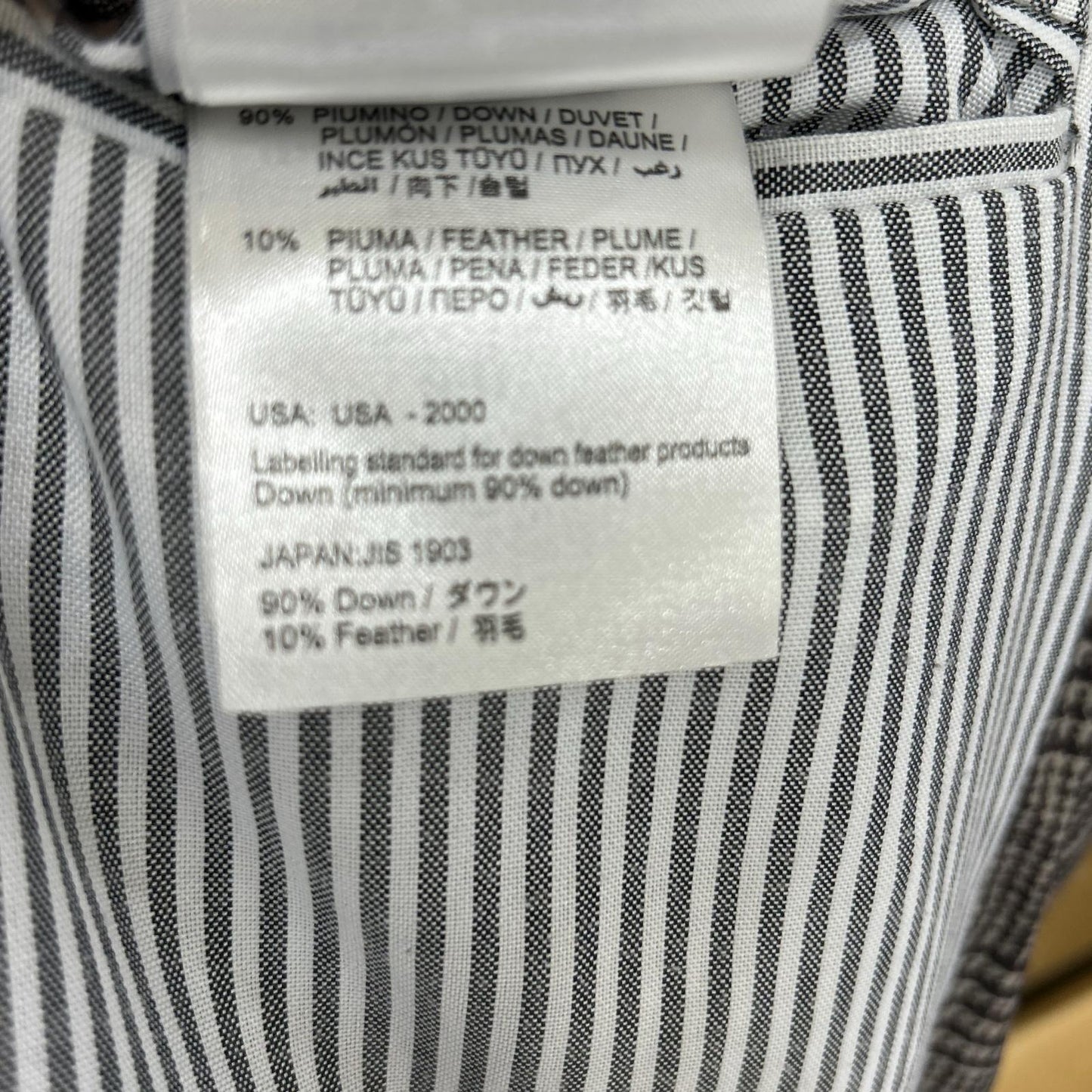 MONCLER 盟可睐 GAMME BLEU 伽姆布鲁 格纹印花羽绒夹克 夹克