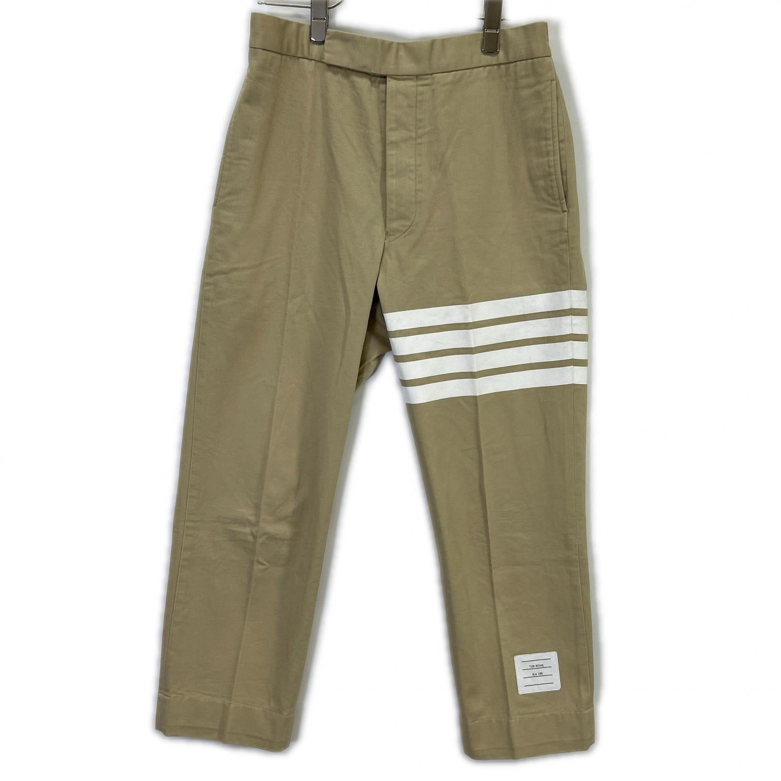THOM BROWNE トムブラウン 01101F3003 4BAR ストライプ チノ トラウザーズ ボトムス