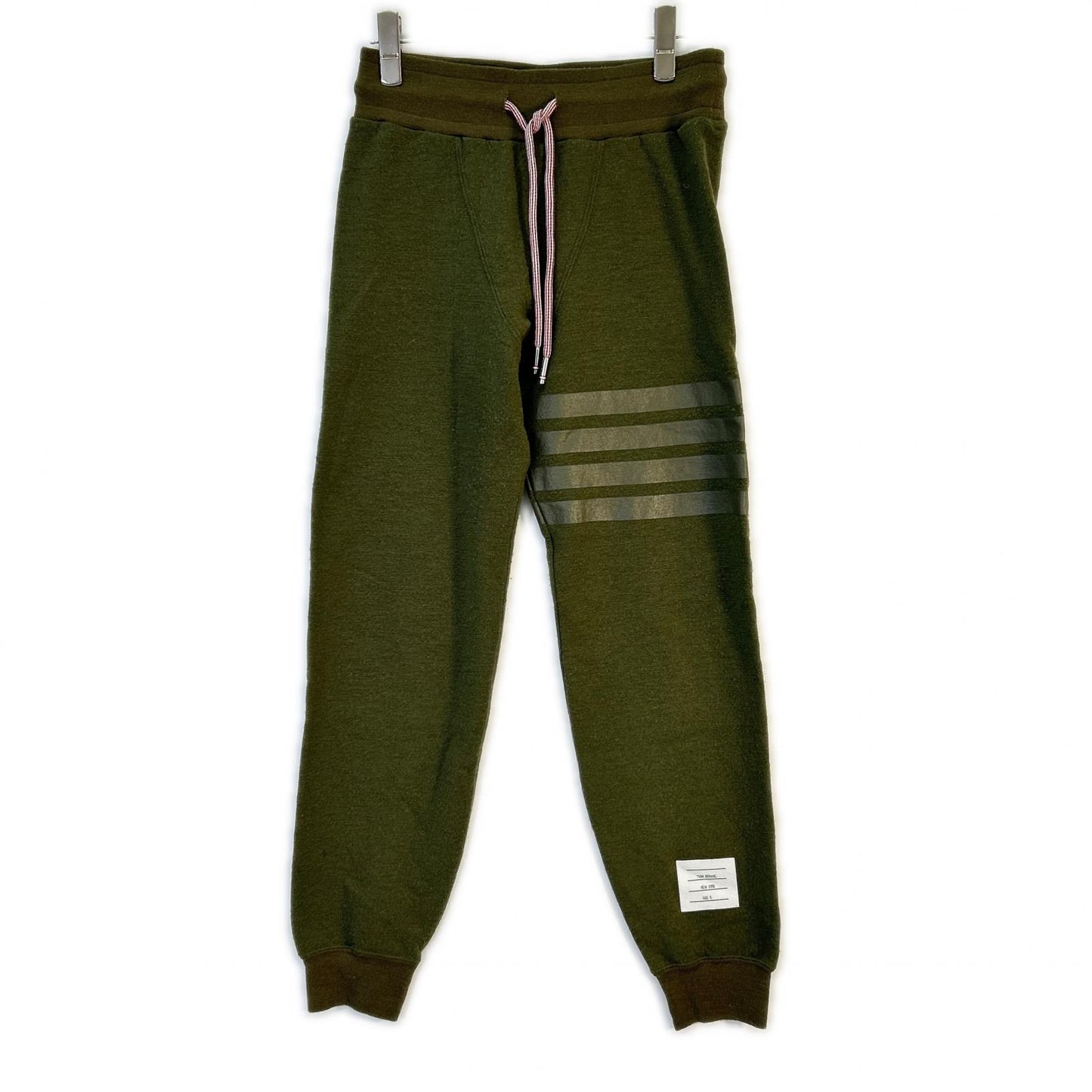 THOM BROWNE トムブラウン MJQ004AK7612 カーキ 4BAR スウェットパンツ ボトムス