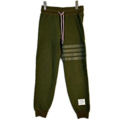 THOM BROWNE トムブラウン MJQ004AK7612 カーキ 4BAR スウェットパンツ ボトムス