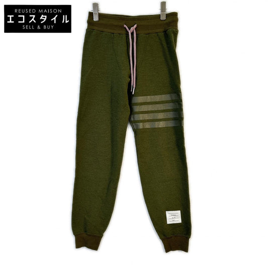 MJQ004AK7612 Khaki 4-Bar Sweatpants Bottoms 0 Men's