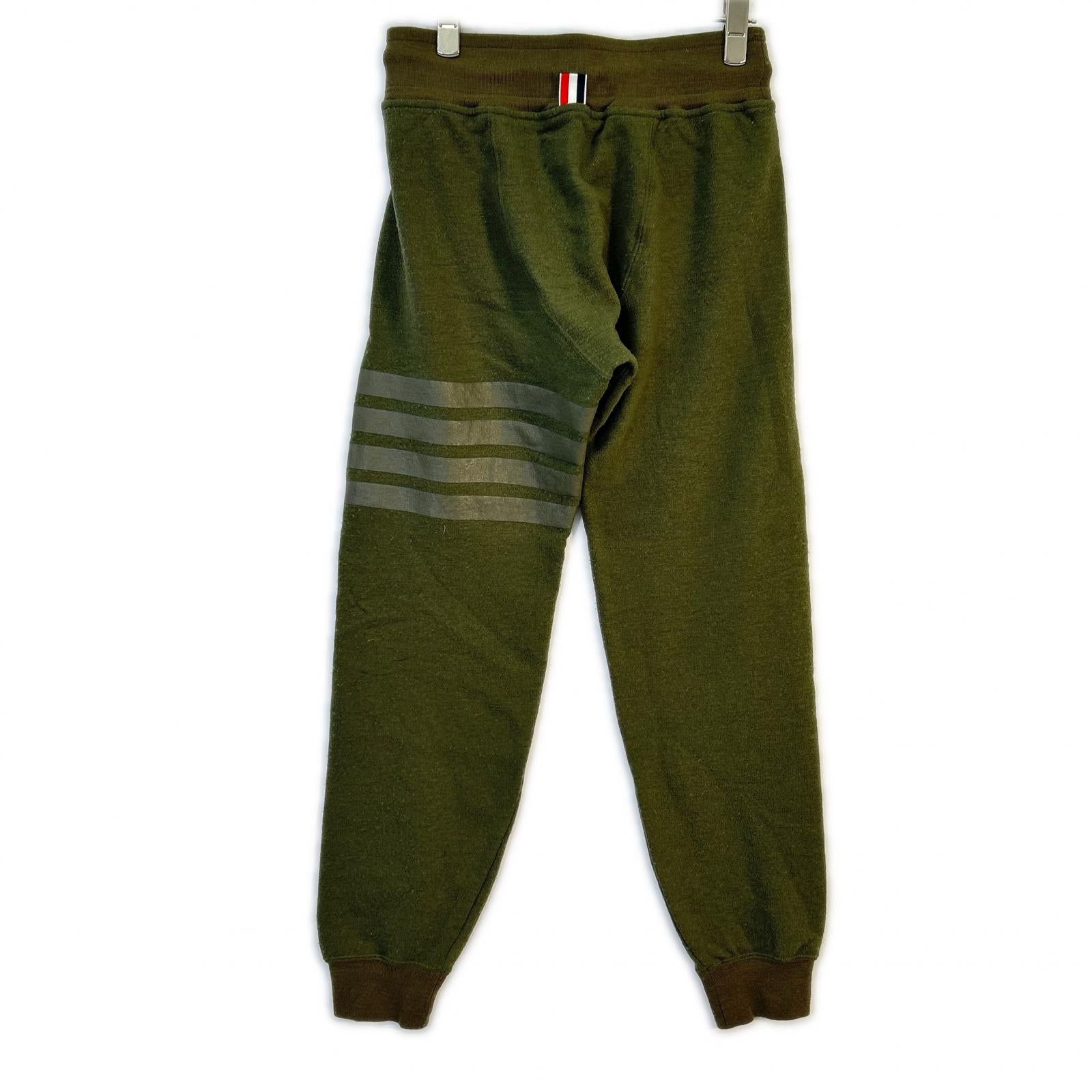 THOM BROWNE トムブラウン MJQ004AK7612 カーキ 4BAR スウェットパンツ ボトムス