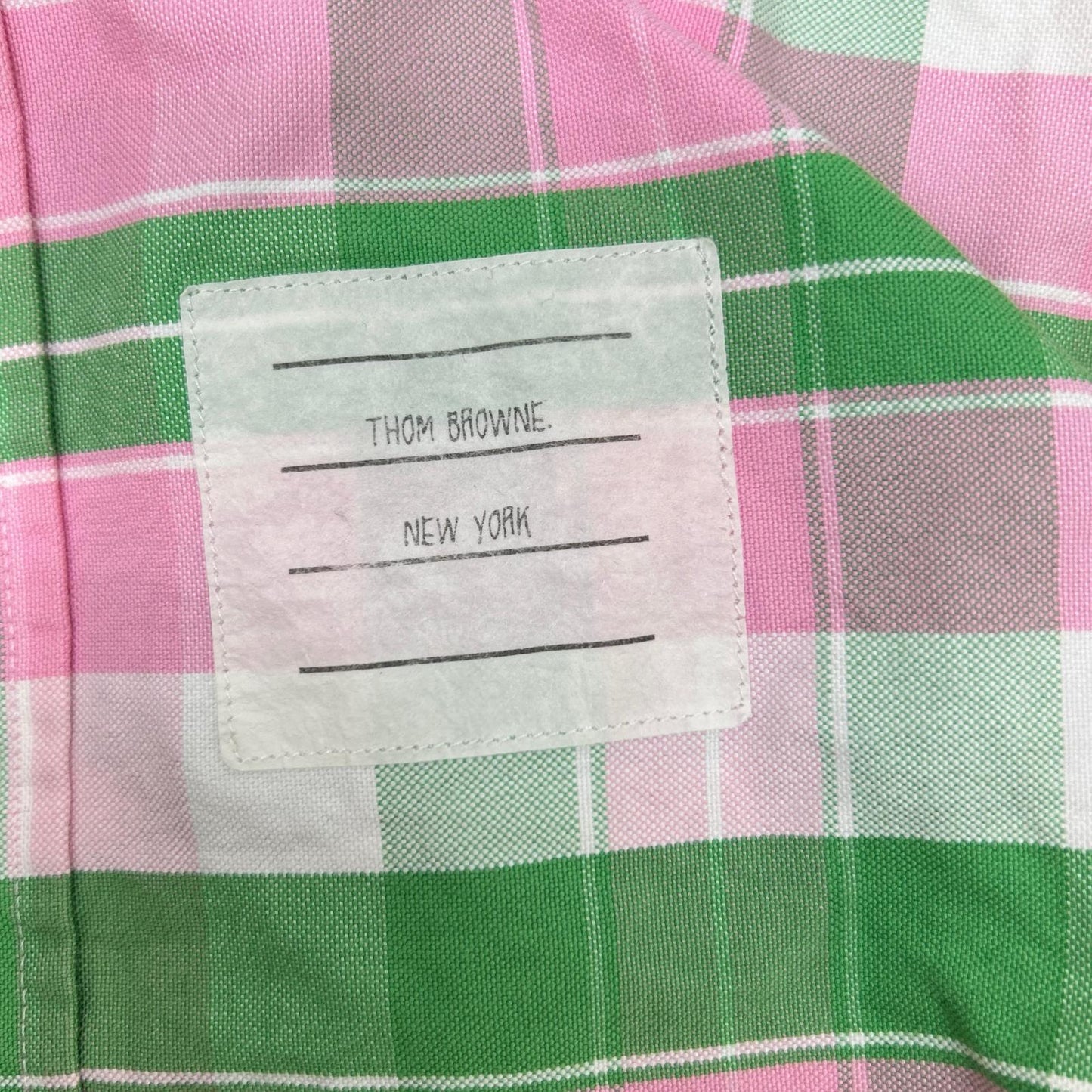 MWL001AW6219 Pink x Green BD Shirt Top 1 Men's