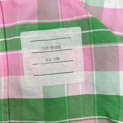MWL001AW6219 Pink x Green BD Shirt Top 1 Men's