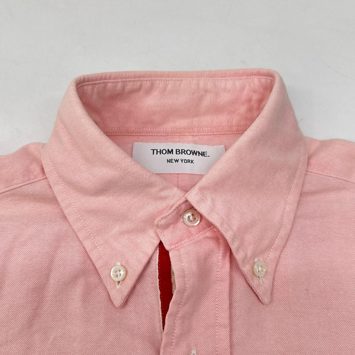 THOM BROWNE トムブラウン ピンク トリコロール BDシャツ トップス