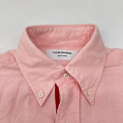 THOM BROWNE トムブラウン ピンク トリコロール BDシャツ トップス