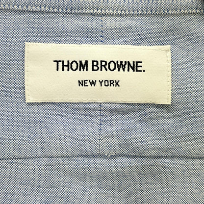 THOM BROWNE トムブラウン ブルー 4BAR BDシャツ トップス