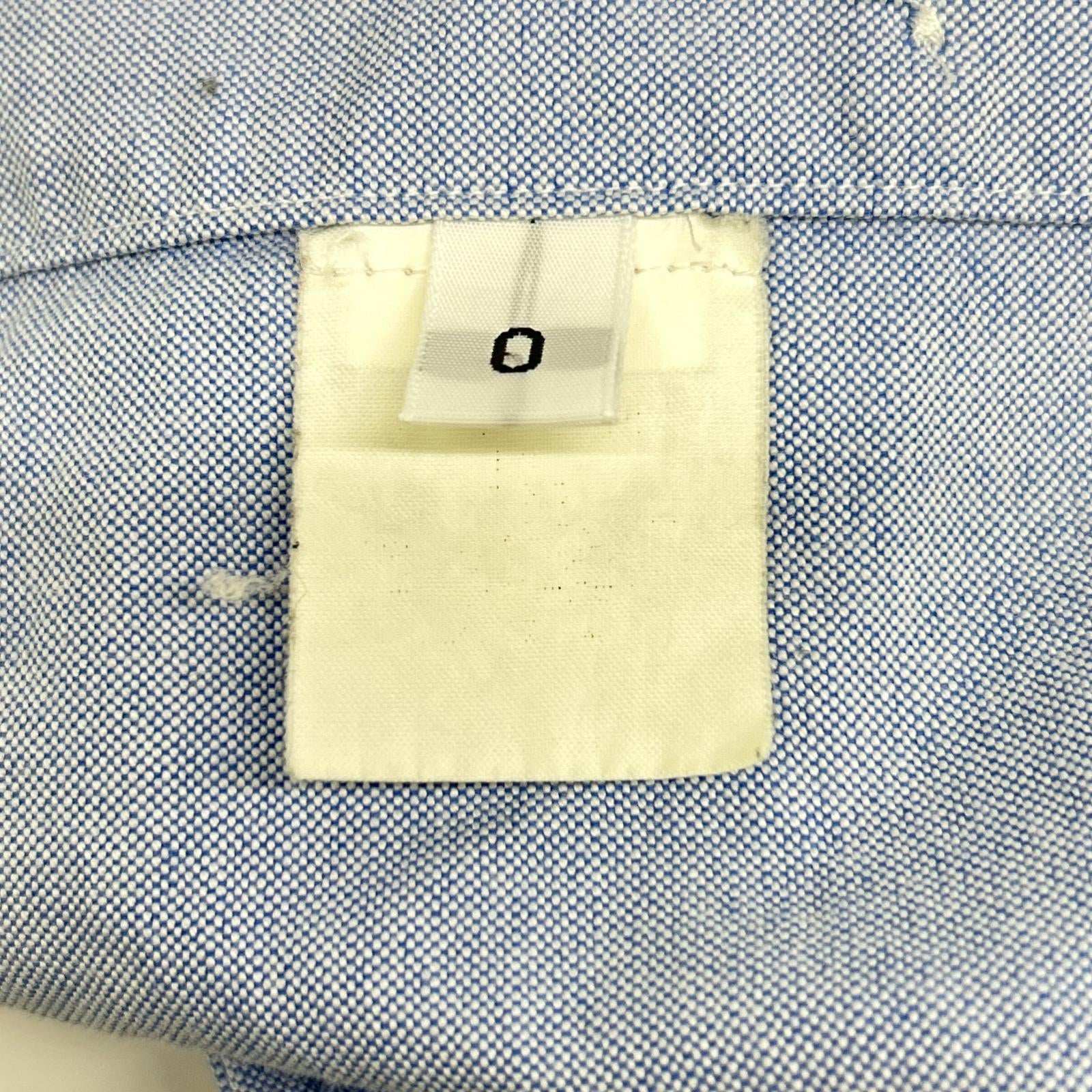 THOM BROWNE トムブラウン ブルー 4BAR BDシャツ トップス