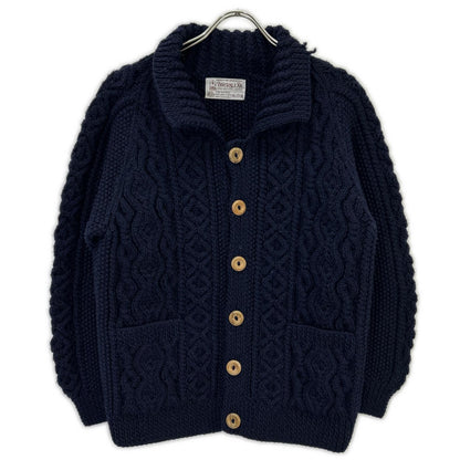 INVERALLAN Inberallan 90's Tag Navy 3A Lumber Cardigan Top