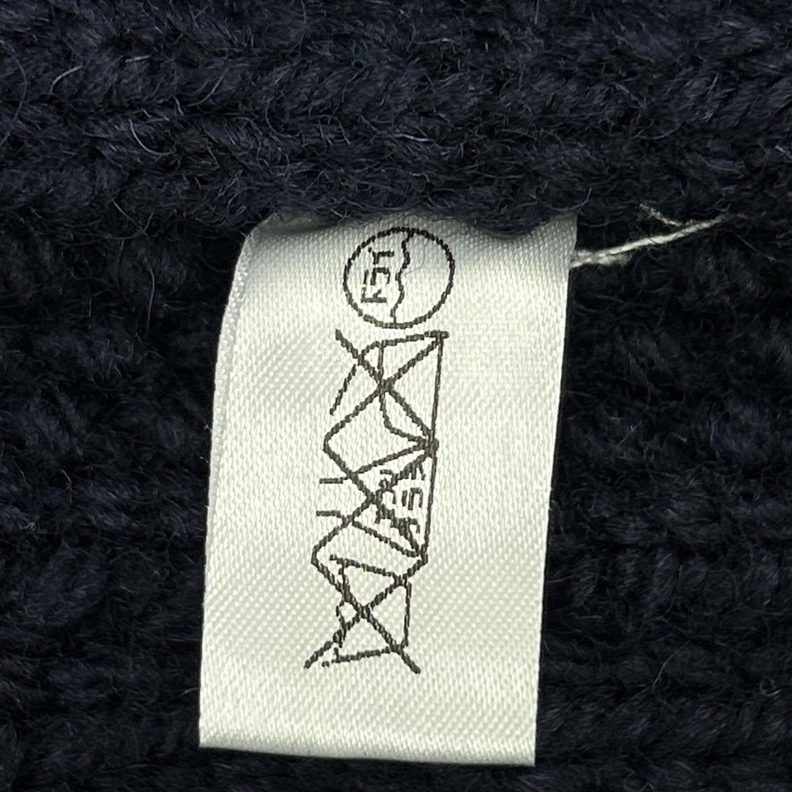 INVERALLAN Inberallan 90's Tag Navy 3A Lumber Cardigan Top