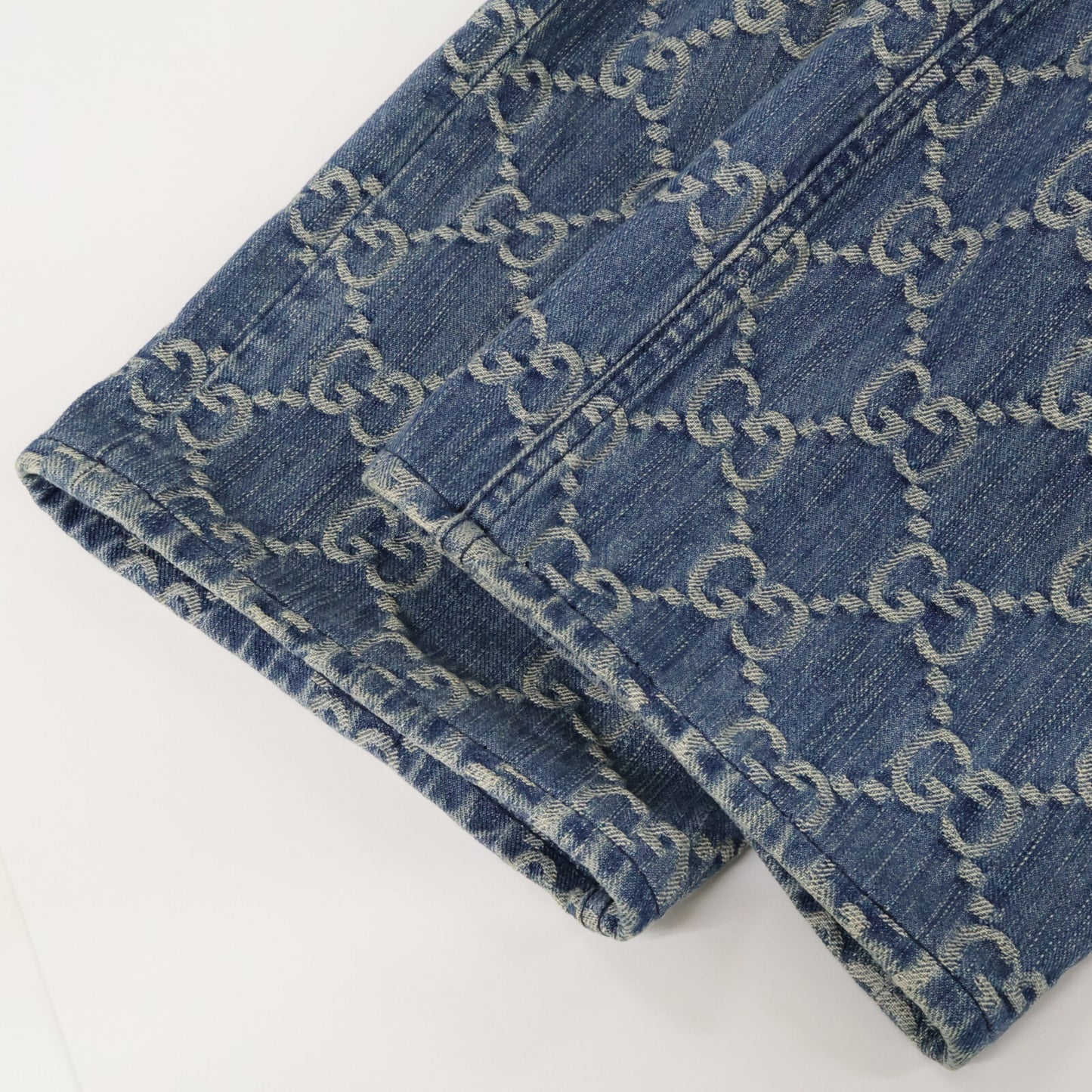GUCCI グッチ 【国内正規】623953 GGジャガード ジップフライ デニムパンツ ボトムス