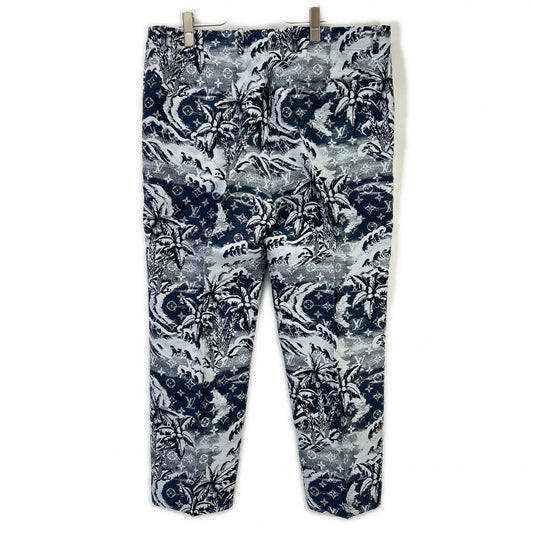 RM242MM KNE HRP19W 24 Monogram Botanical Pants Bottoms 54 Men's