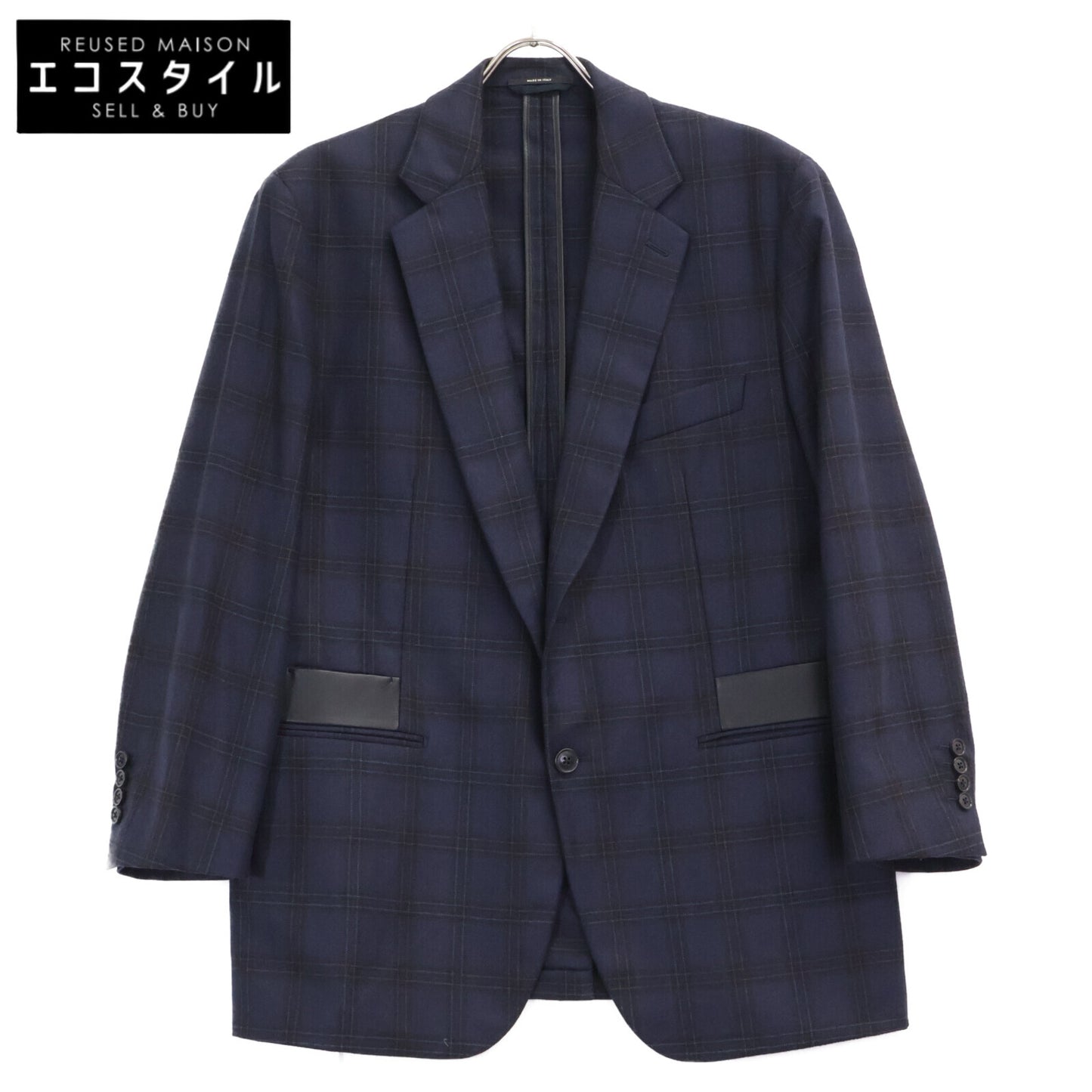 HERMES 爱马仕 【美品/国内正品】G19801 羊毛x羊绒 两粒扣西装夹克 外套