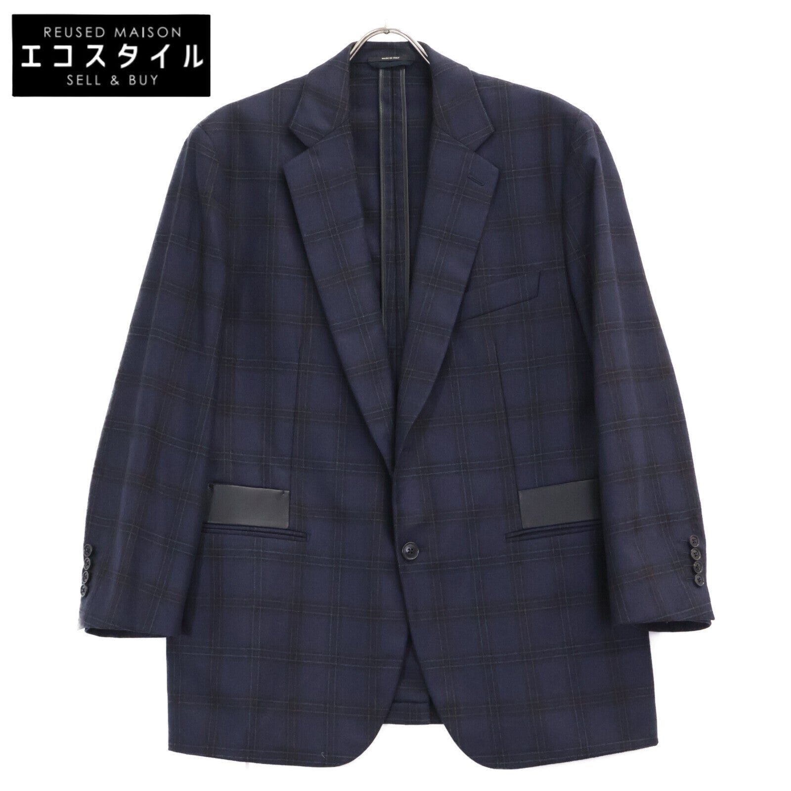 HERMES 爱马仕 【美品/国内正品】G19801 羊毛x羊绒 两粒扣西装夹克 外套